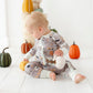 Bamboo Convertible Romper - Neutral Halloween