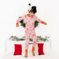 Bamboo Long Sleeve Loungewear - Pink Christmas