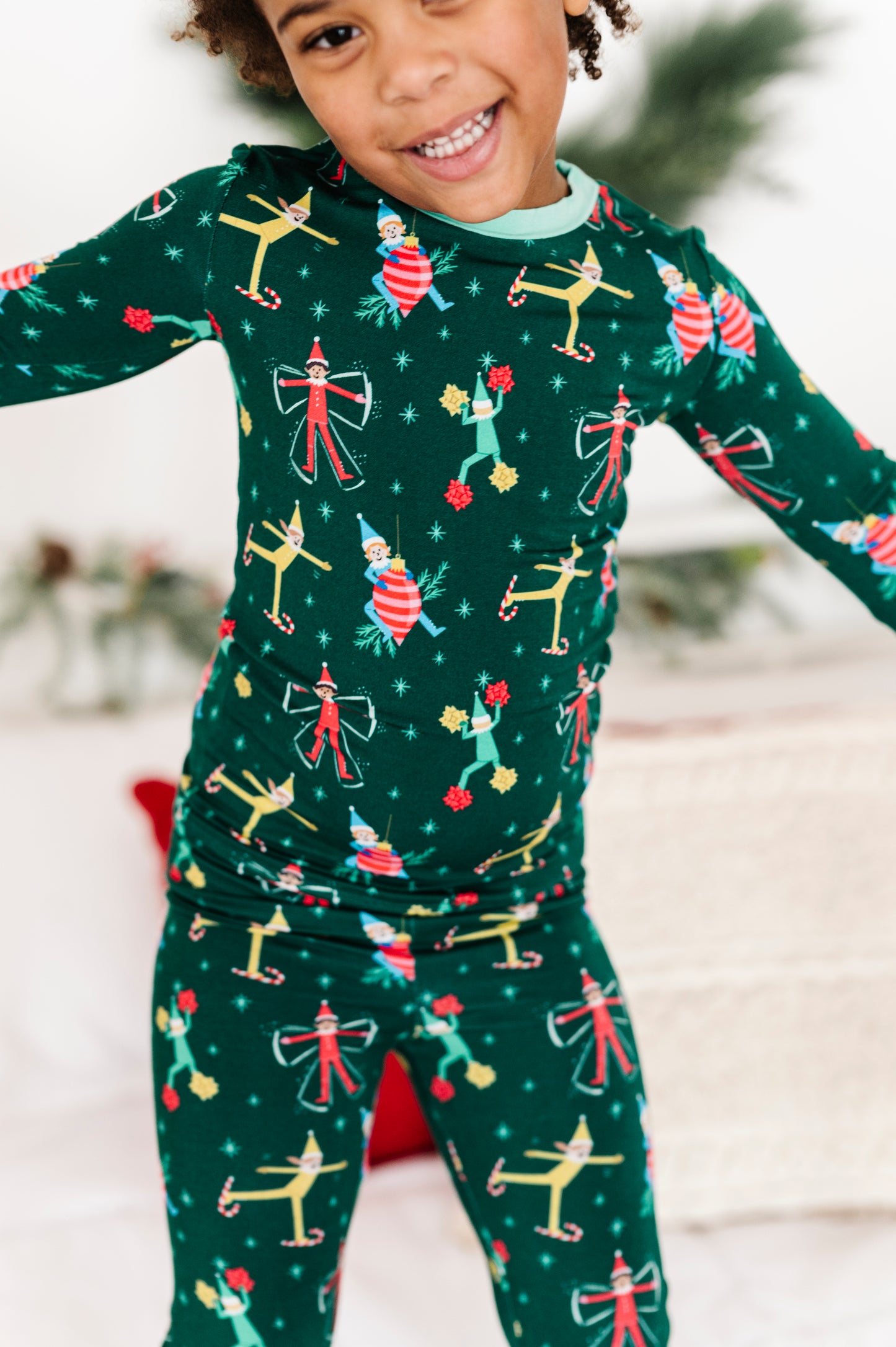 Bamboo Long Sleeve Loungewear - Elves